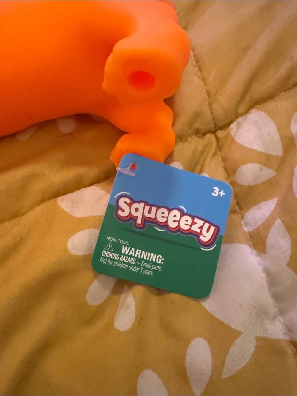 Jumbo orange dog squishy